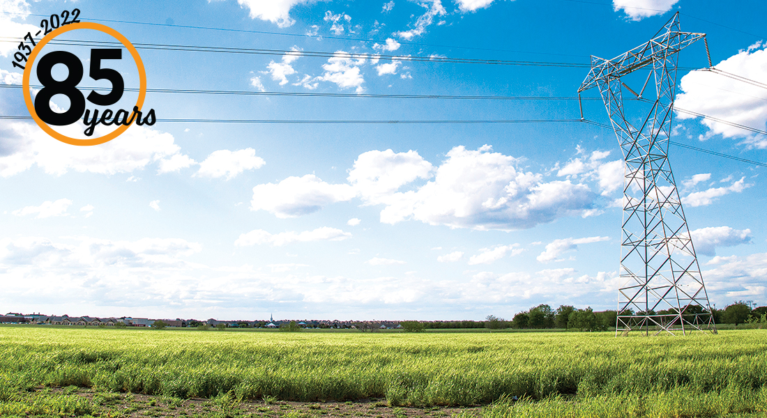 ABOVE: CoServ brought power to rural pats of North Texas in the late 1930s. Photo by KEN OLTMANN