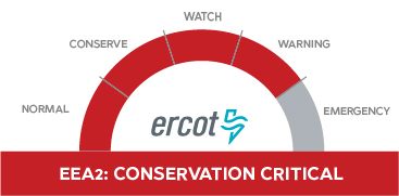ERCOT Conservation Critical