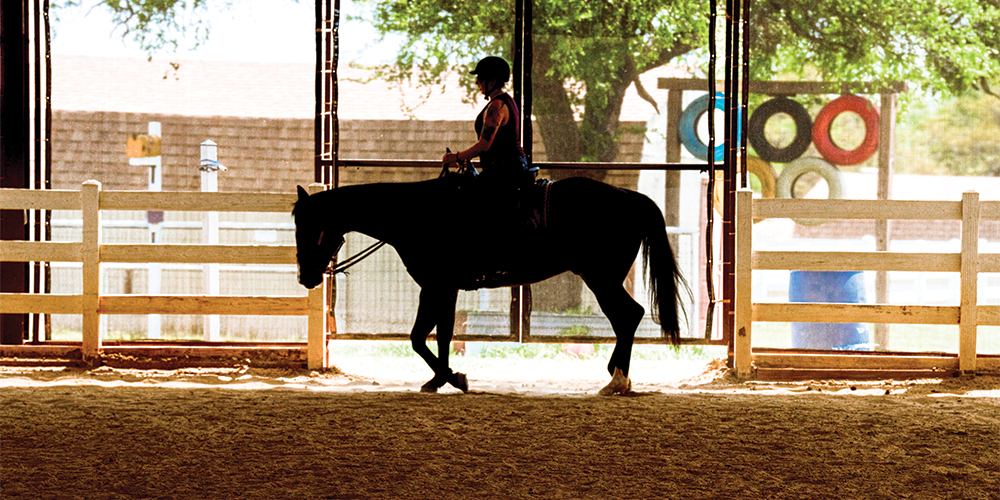 Victory Therapy Center is an equestrian therapy center in Roanoke that works with riders of all ages and physical disabilities. Victory applied for a grant from the CoServ Charitable Foundation, helping fund scholarships for 10 families. Photos by BRIAN ELLEDGE