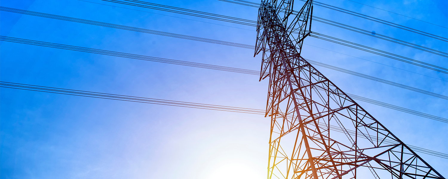 High voltage tower sky sunset background high voltage tower in thailand