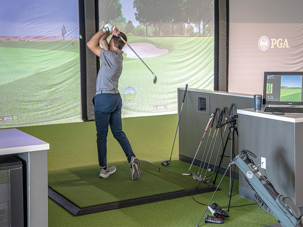 Golfers train at the PGA for a variety of careers.