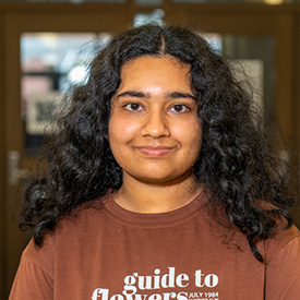 Reedy High School Senior Nidhi Santosh receives the CoServ District 4 5,000 scholarship from CoServ Charitable Foundation at Reedy High School in Frisco ISD. She will be attending UTD.