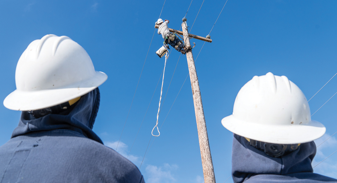 Linemen are timed on everything they do.