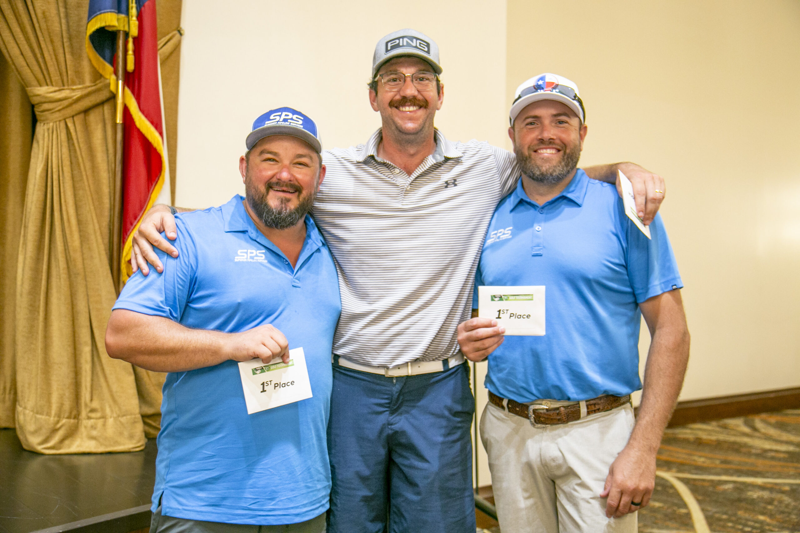 LEFT TO RIGHT: Jesse Howard, Jared Finley, Kevin Baughman