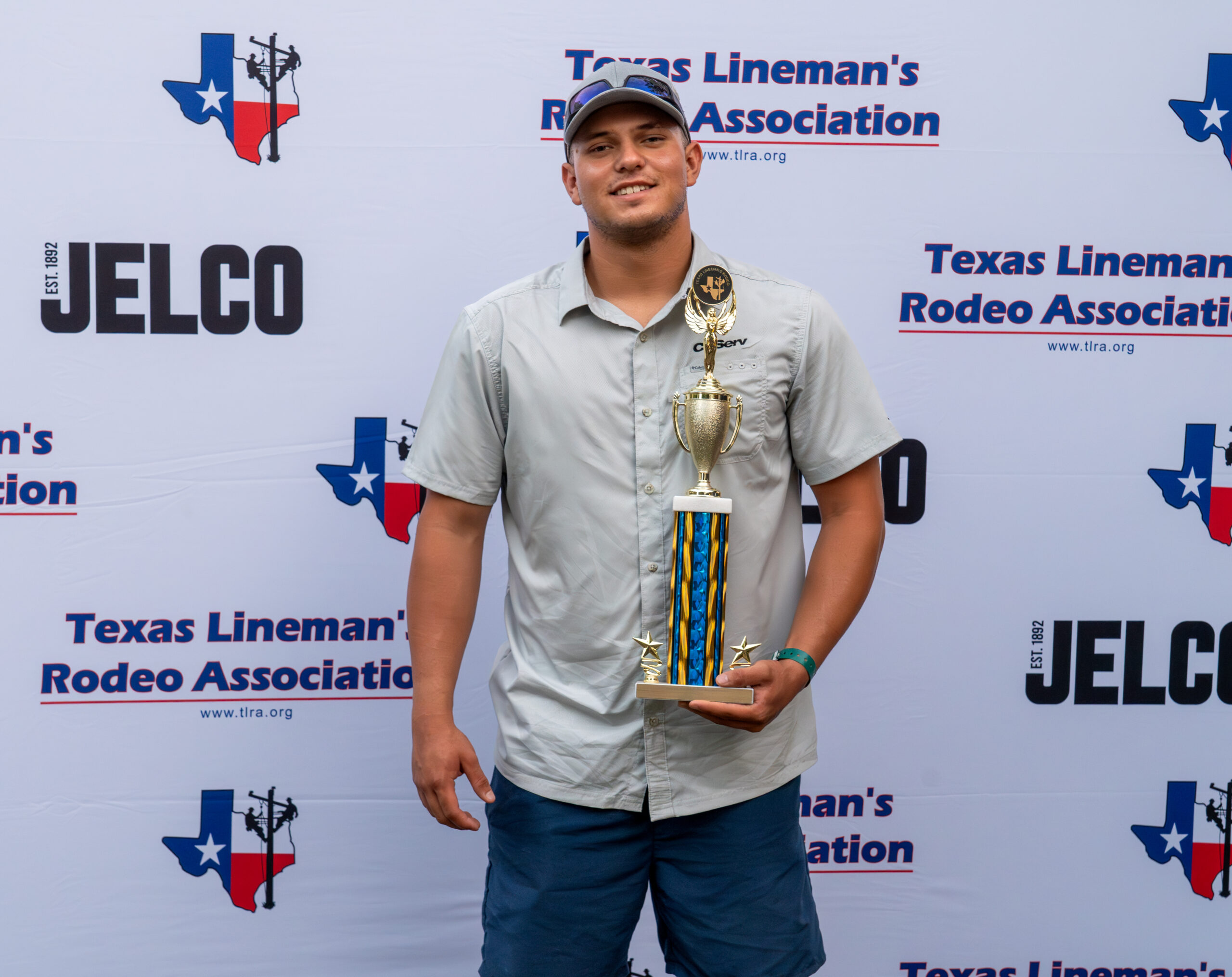 CoServ's 2023 Linemen Rodeo team member Apprentice Josh Roberts won second place in the written test category. 