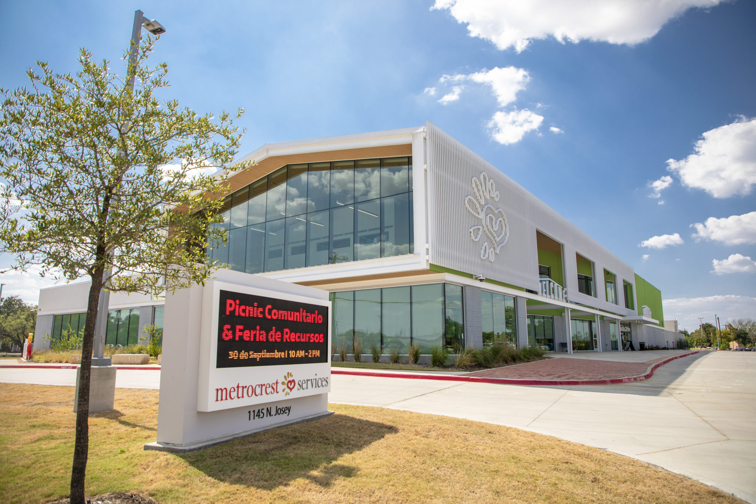 Metrocrest Services' new facility in Carrollton just opened in June.