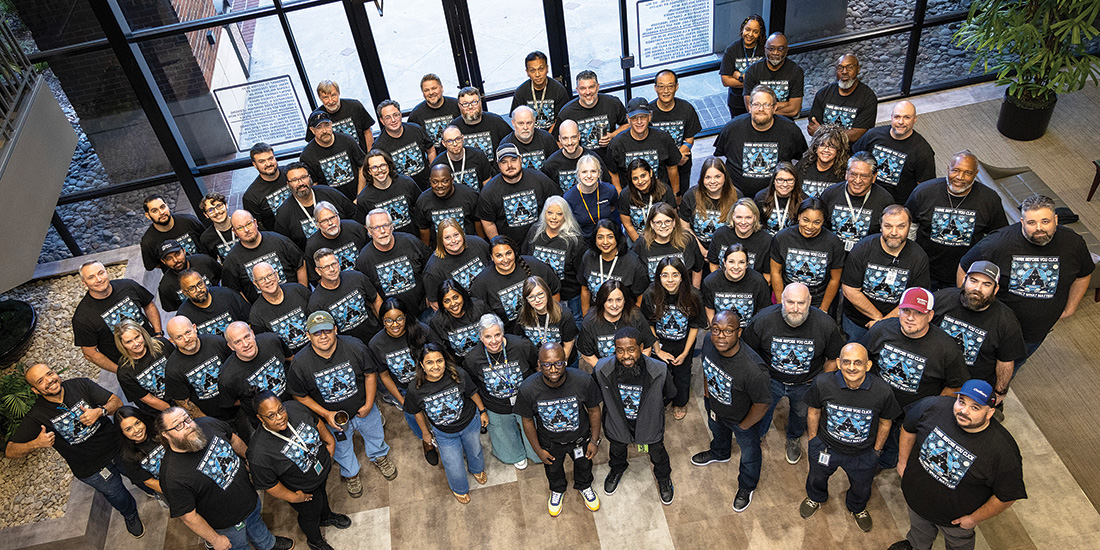 CoServ’s Information Technology team keeps CoServ data safe online. Photo by KEN OLTMANN