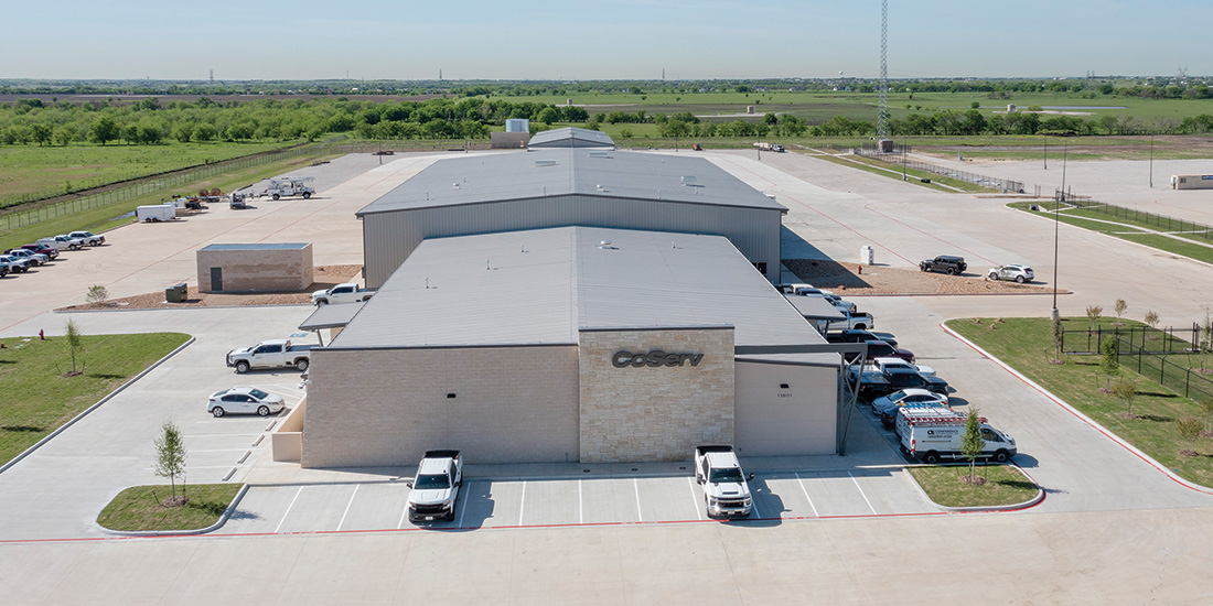 The new CoServ facility in Krum. Photo by KEN OLTMANN