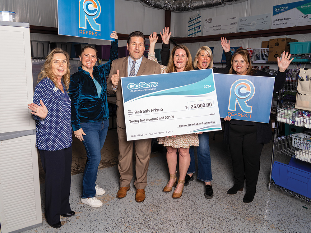 Refresh NTX received a CCF grant to purchase hygiene products for children in need. Photo by BRIAN ELLEDGE