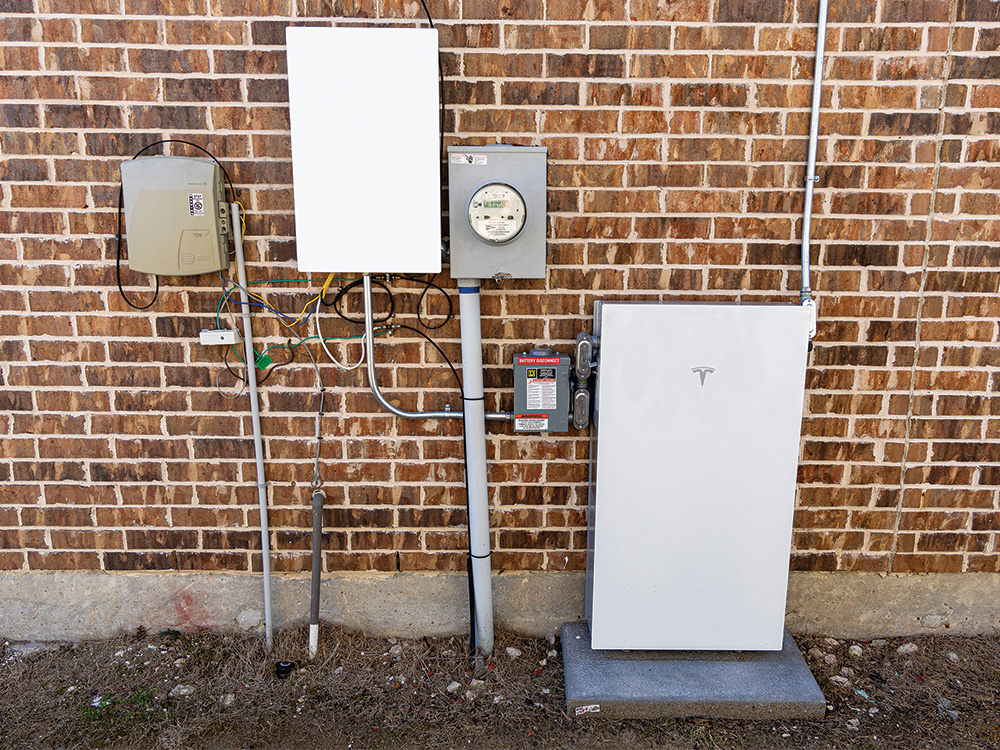 CoServ Member, Gabriel Cordova installed a new Tesla Powerwall on his house in McKinney.