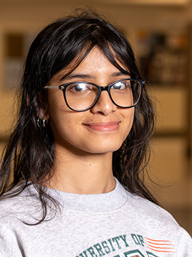 CoServ awarded Flower Mound High School Senior Prakhya Sharma with the CoServ District 6 5,000 Scholarship.