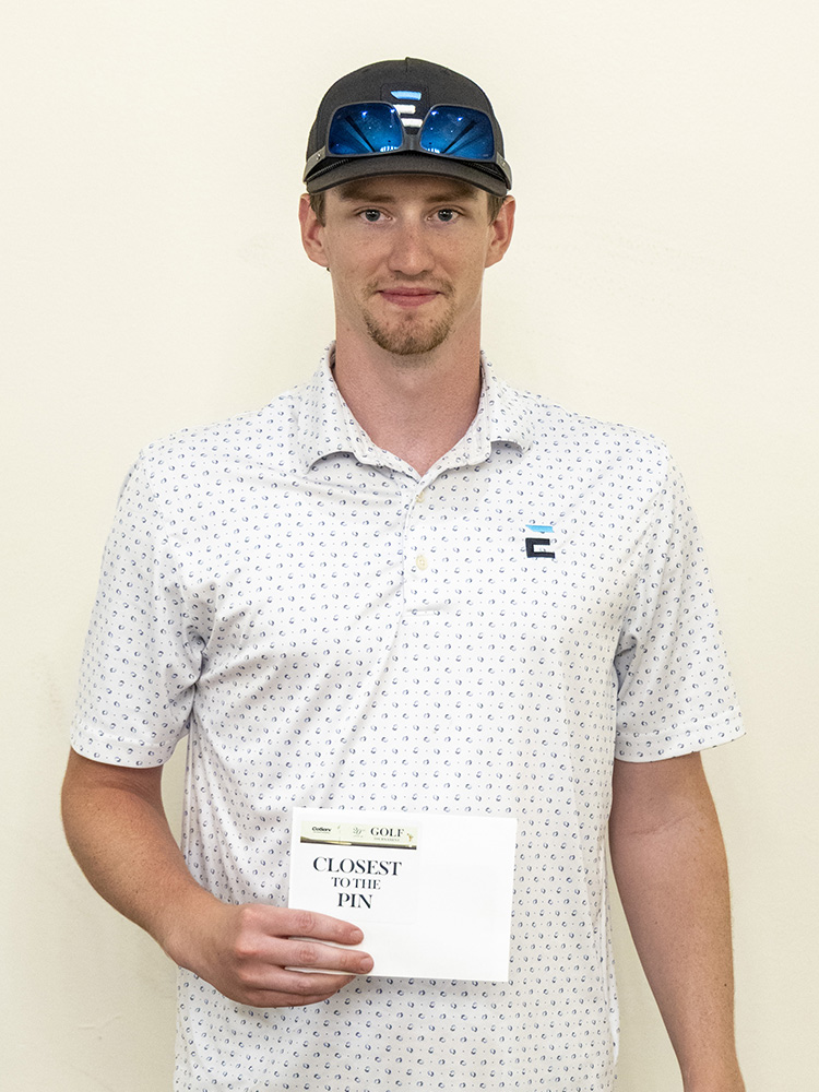 Closest to the Pin North/South Rotation winner Kason Spikes from Empact Engineering.
