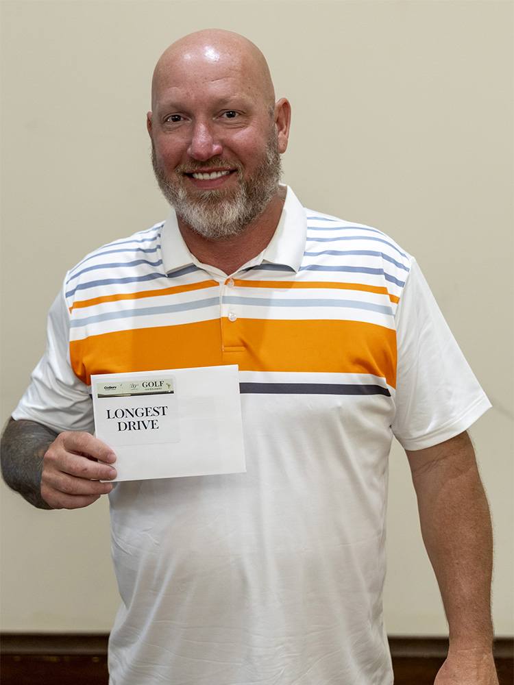 Longest Drive for the South/West Rotation Shane Thomas, CoServ's Field Construction Coordinator.