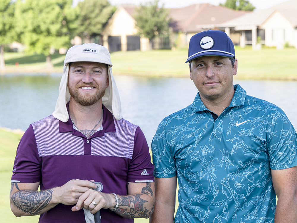 2025 CCF Golf Tournament winners North/South Rotation winners: Travis Willis and Ryan Zimmer from Guy Willis Inspection.