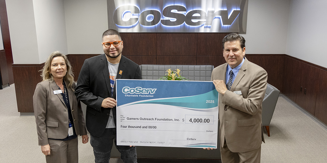 The CoServ Charitable Foundation awarded a grant to Gamers Outreach this year. Gamers Outreach used the funds to purchase a PlayStation 5 and GO Kart for Cook Children's Medical Center in Prosper. Photos by BRIAN ELLEDGE