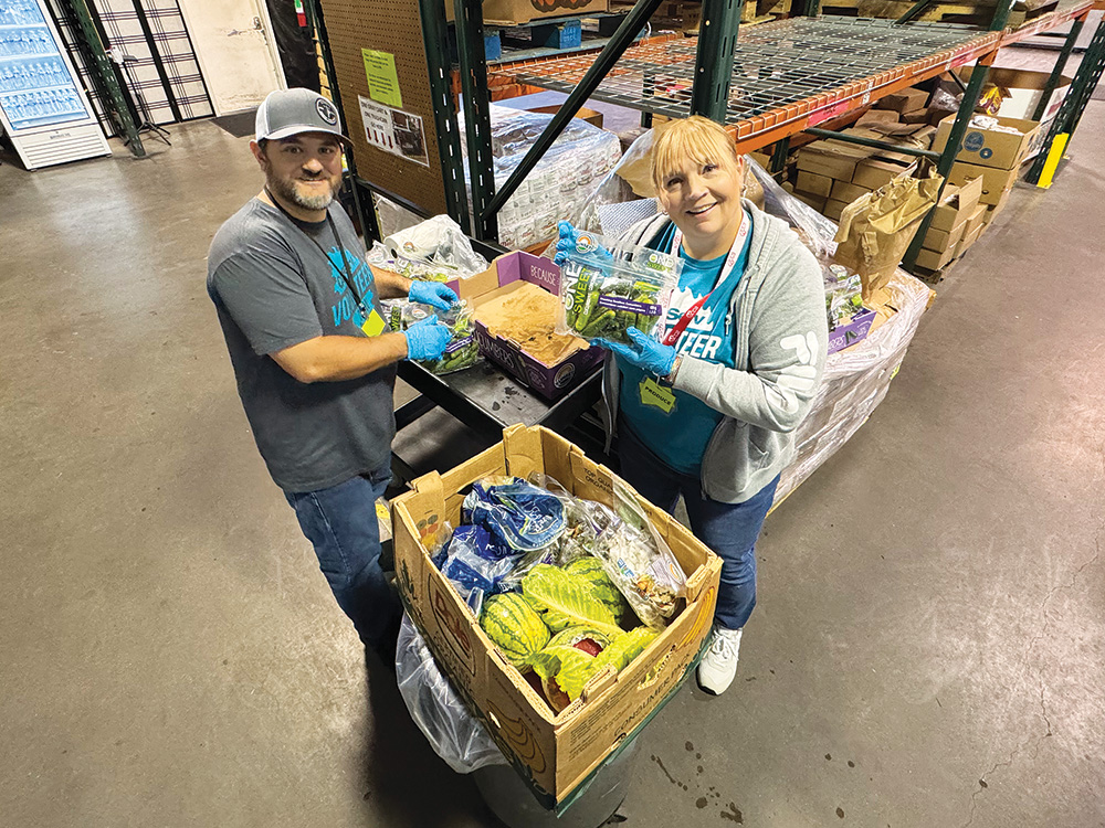 CoServ Employees volunteered at Christian Community Action’s food pantry.