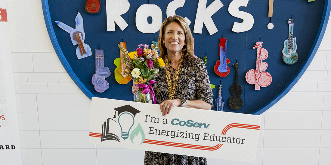 April Torres - Ruestmann Elementary School - Argyle ISD
Spring 2026 CoServ Energizing Educator. Photo by KEN OLTMANN