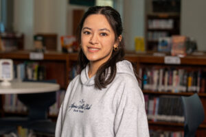 CoServ awarded a $5,000 scholarship to Wakeland High School Senior Dinasha Pandey in Frisco ISD.