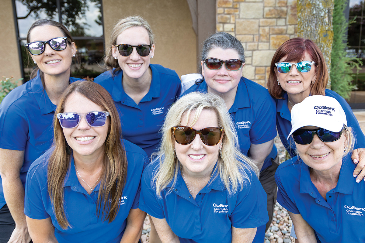 CoServ Employees volunteer at the 20th Annual CCF Golf Tournament in 2025. Photo by KEN OLTMANN | CoServ