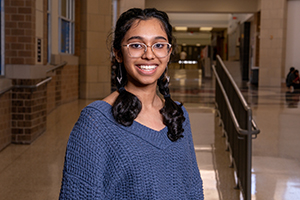 CoServ awarded Liberty High School Senior Nitya Anam a ,000 scholarship. (Pictured L to R)