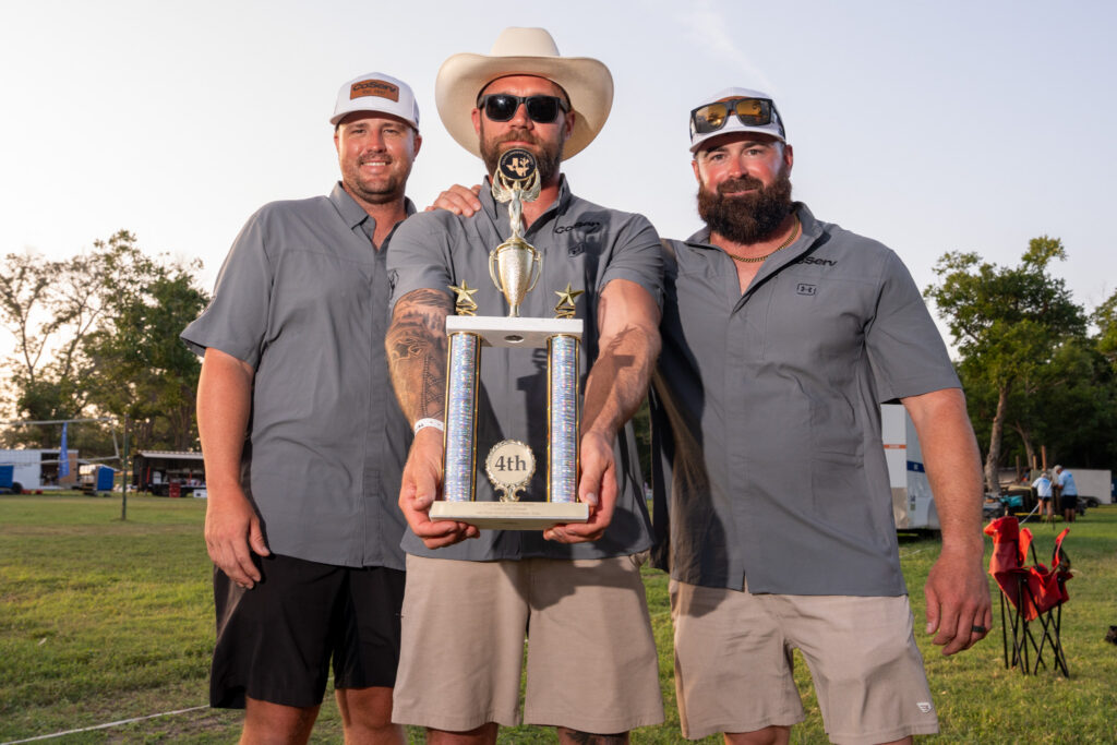 2026 Lineman Rodeo - CoServ Journeyman Team Cody McBee, Jared Day and Justin Brown won Cooperative Division 4th Place Overall Journeyman Team.