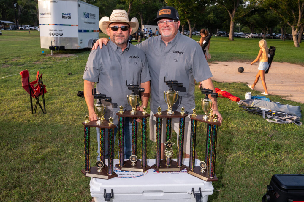 2026 Lineman Rodeo - Cooking Team Slade Wright and Craig Scoggins won 1st Place Chicken, 1st Place Ribs, 2nd Place Brisket and 1st Place Overall in the BBQ Cook-Off.