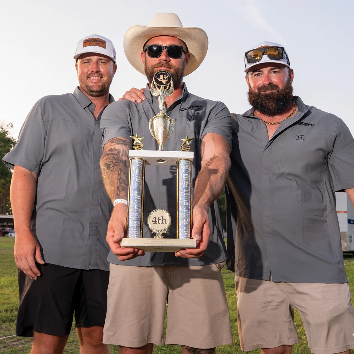 CoServ Journeyman Team
Cody McBee, Jared Day, and Justin Brown won 4th Place
Overall in the Cooperative Journeyman Division.